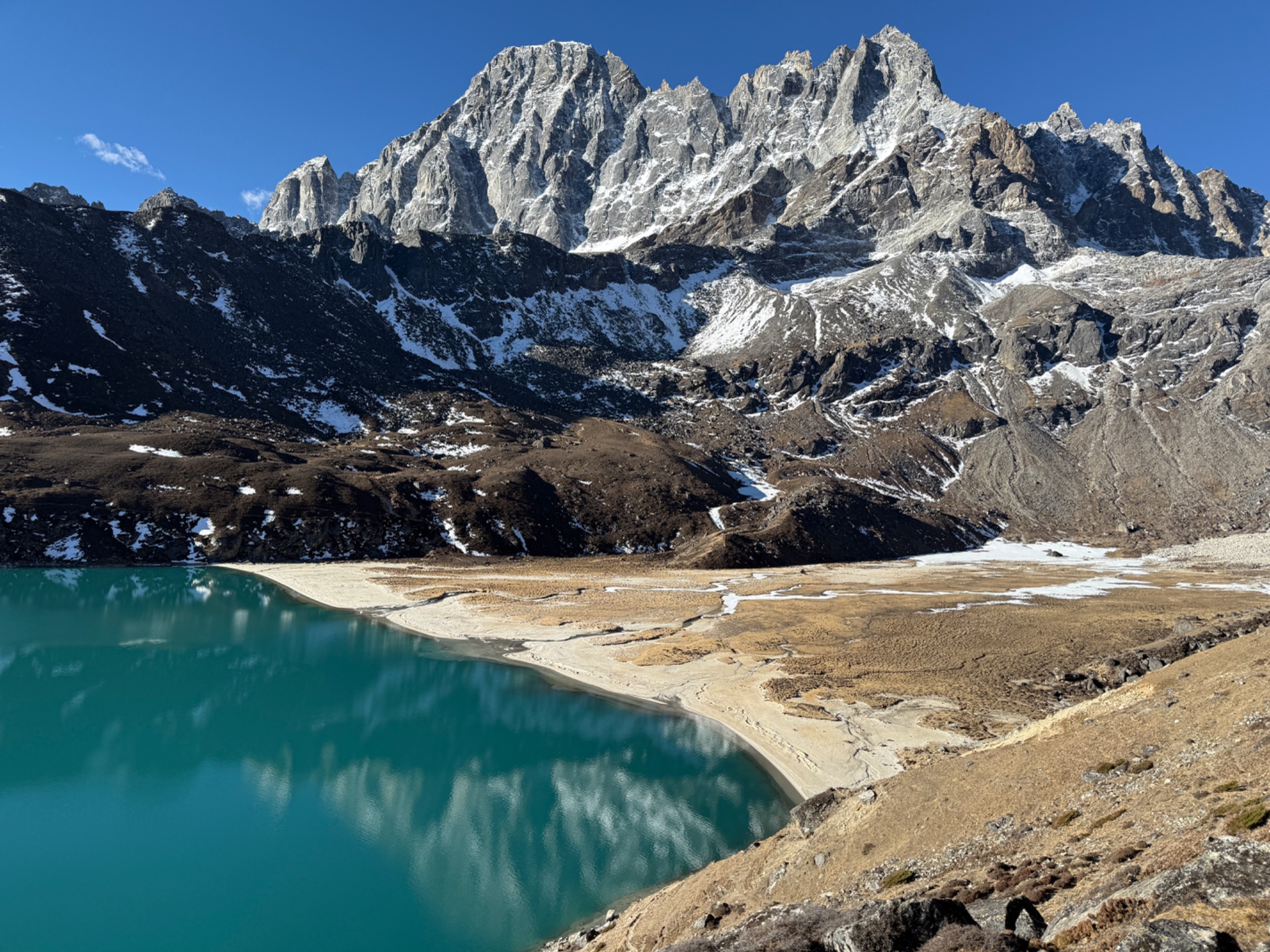 Lac d'altitude en Himalaya